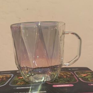Starbucks Iridescent Glass Mug